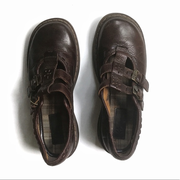 📚SOLD📚Dr. Martens T-Strap Leather Mary Janes - Picture 2 of 8